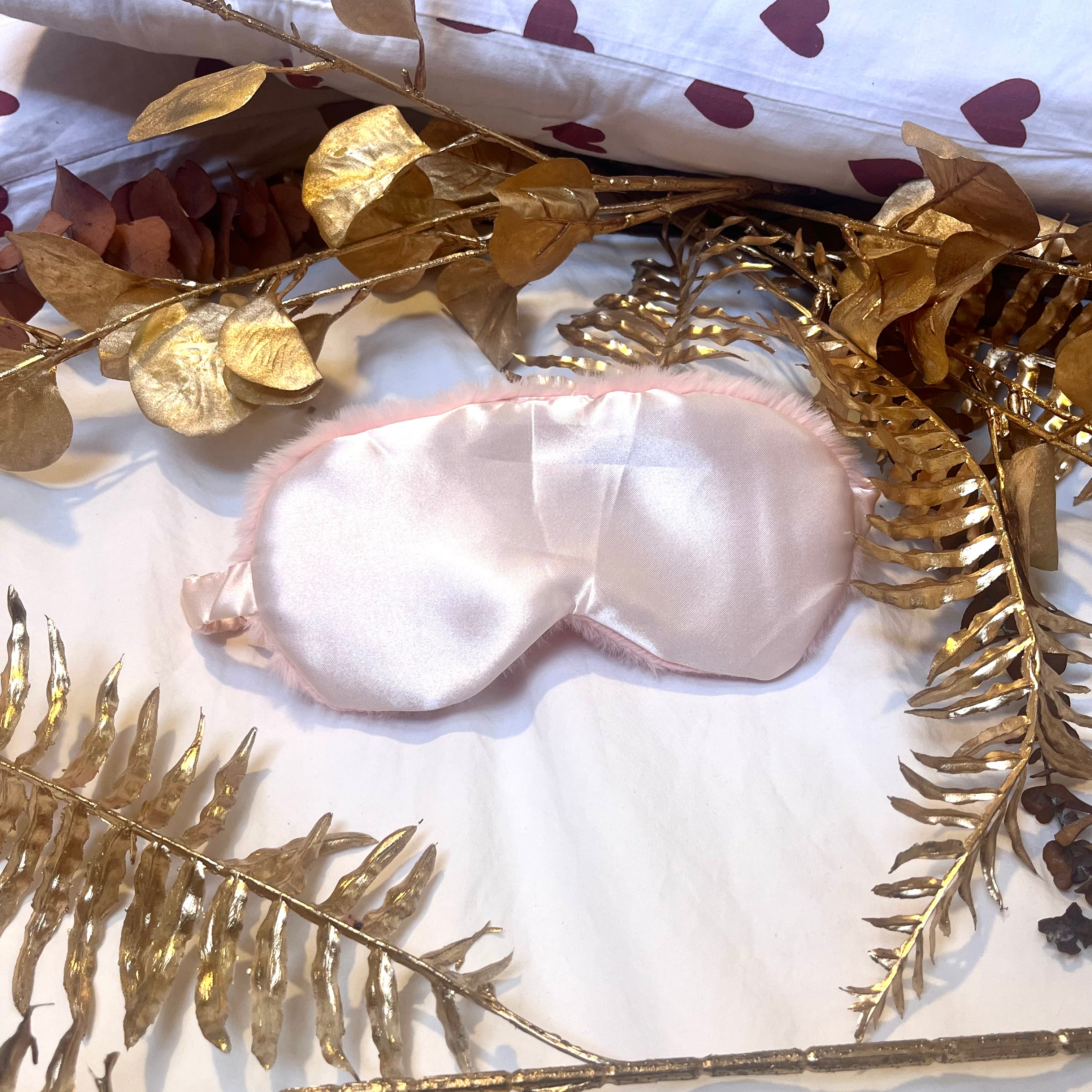 Masque de Sommeil Doux – Cache-Yeux Confort en Peluche