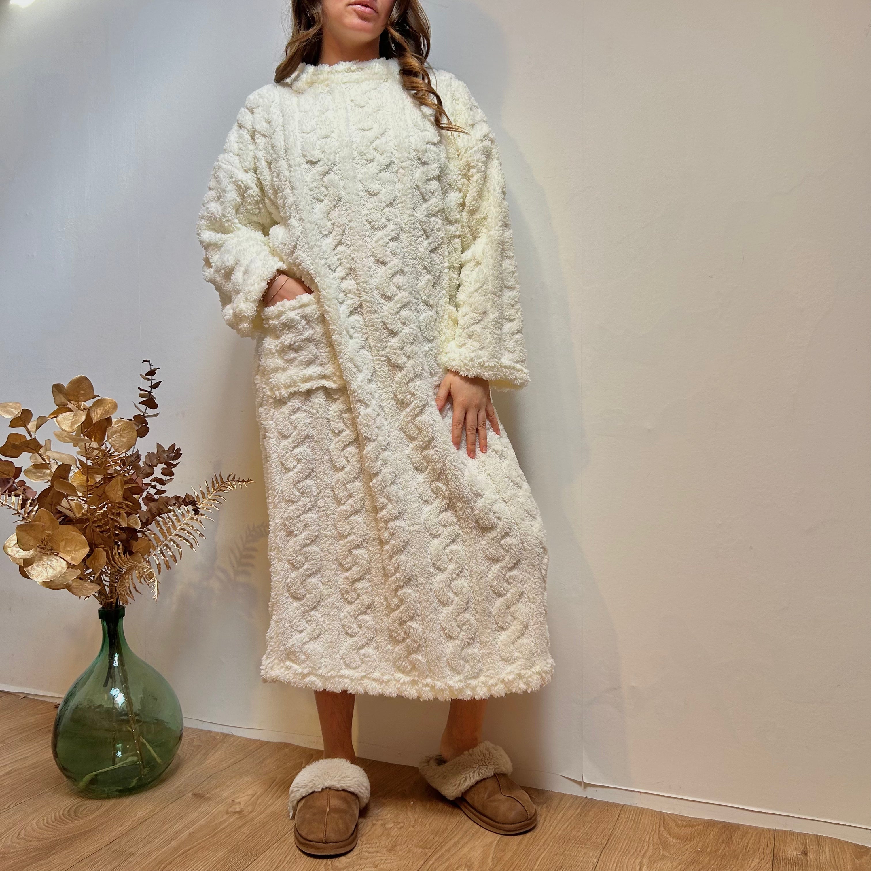 Chemise de Nuit Femme Hiver – Manches Longues en Flanelle Douce