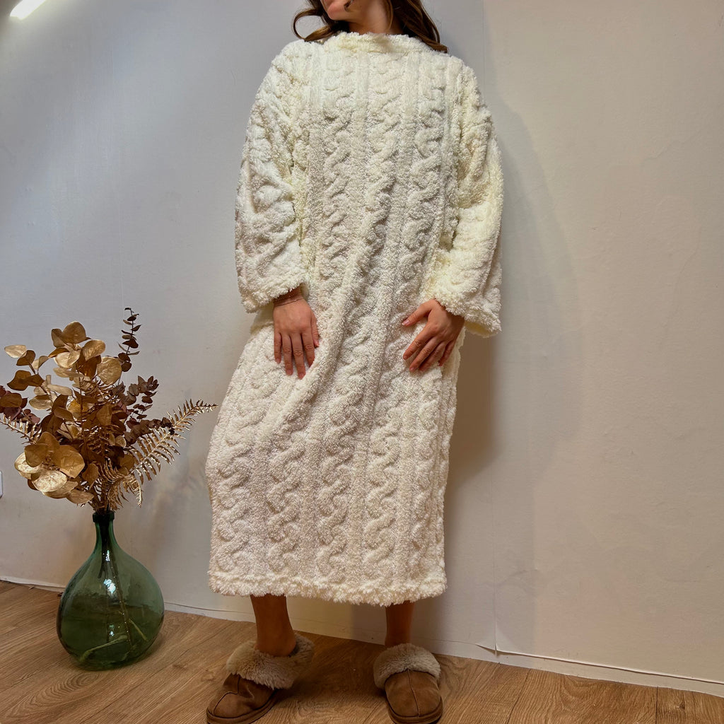 Chemise de Nuit Femme Hiver – Manches Longues en Flanelle Douce