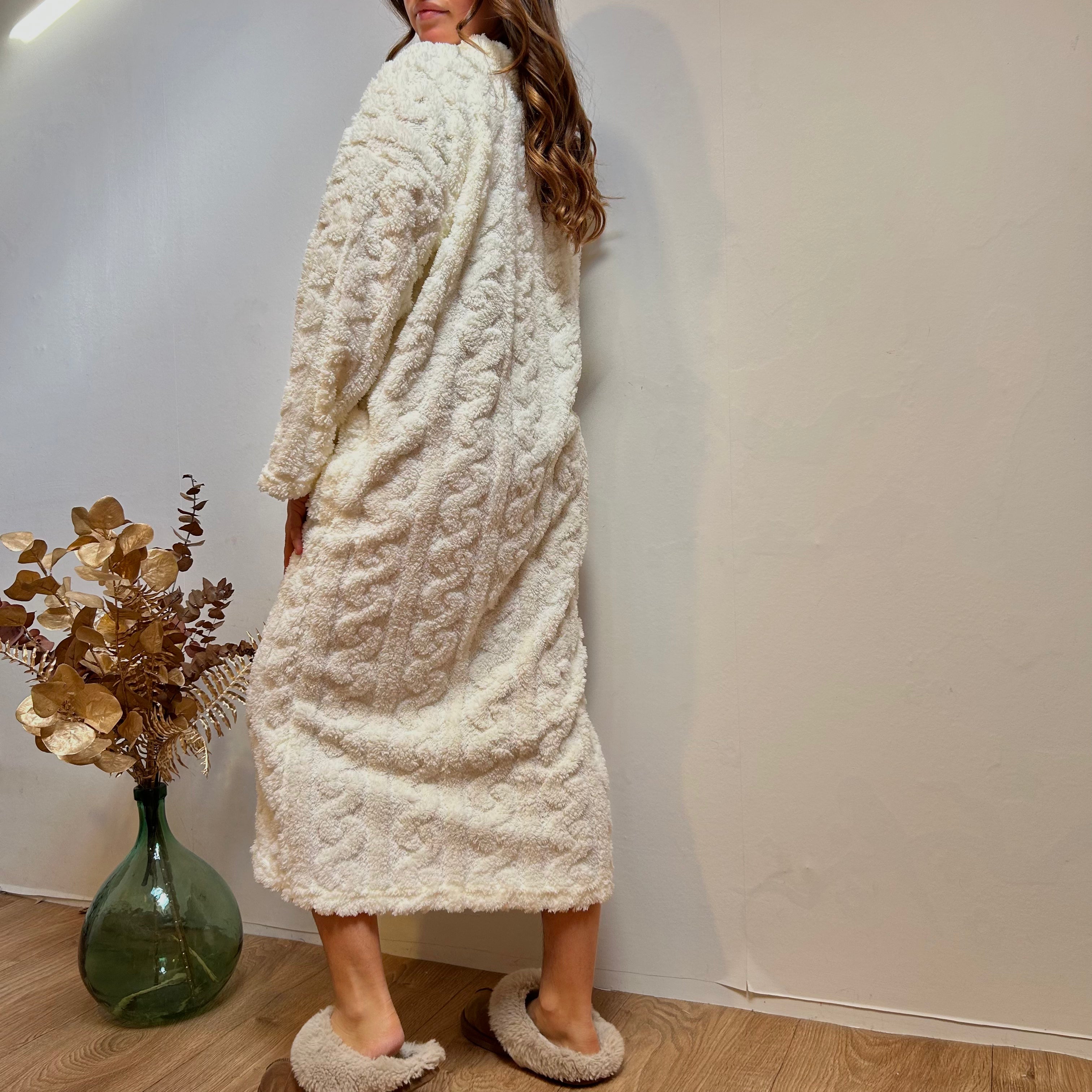 Chemise de Nuit Femme Hiver – Manches Longues en Flanelle Douce